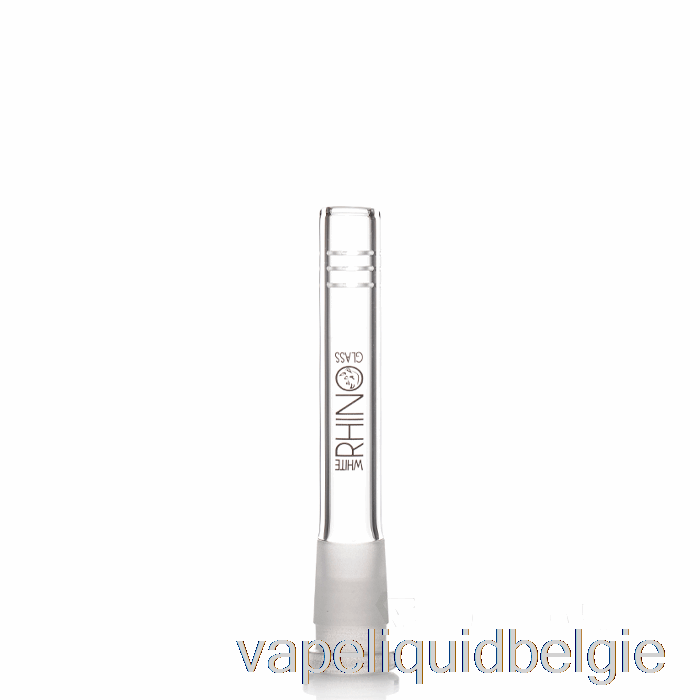 Vape België Witte Neushoorn 19/14 Glazen Downstem 4inch